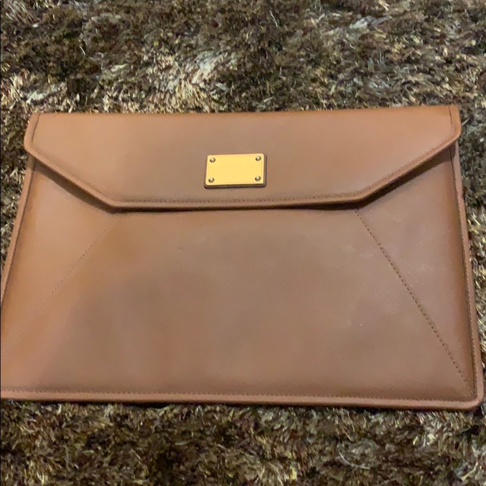 Michael Kors 13 inch Laptop Case in Camel